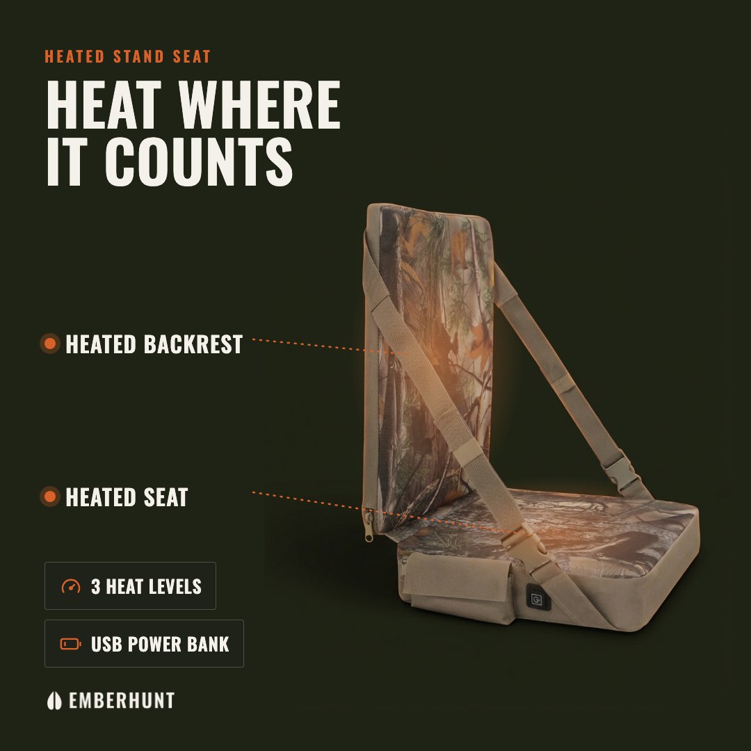Heated backrest and heated seat zones with 3 heat levels